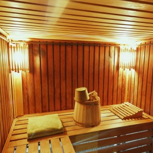 SAUNA CON ACCESSORI